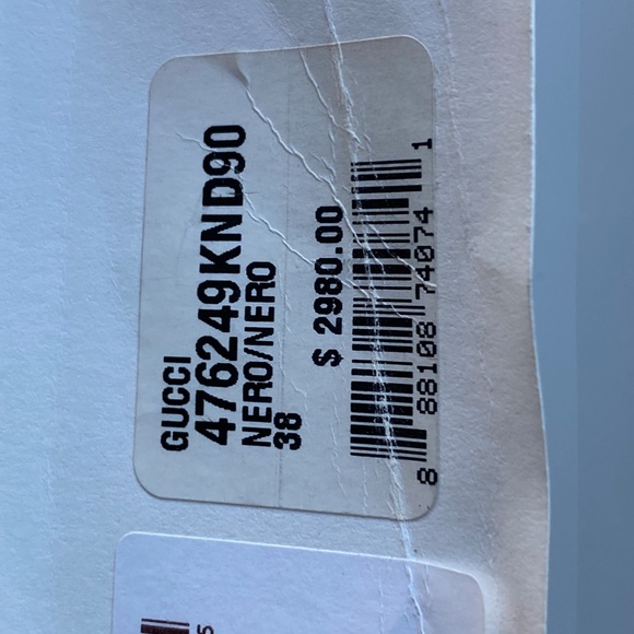 Gucci Embroidered Satin Boots with removable crystal bows and heels  sz38 - Picture 15 of 15